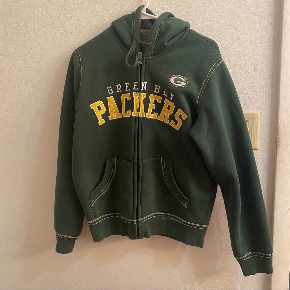 Green Bag Packers Fleece Lined Hoodie
